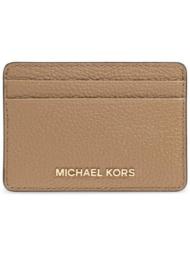 Michael Michael Kors Card Case Jet Set, Women's, Beige - MICHAEL KORS - BALAAN 1