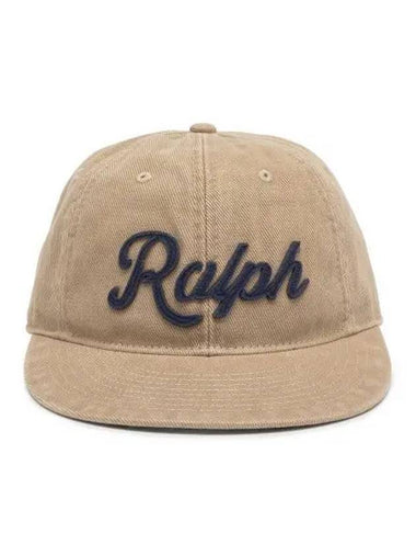 Appliqu twill ball cap cafe tan - POLO RALPH LAUREN - BALAAN 1