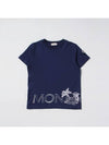 Kids Big Logo Print T Shirt 8C0004583907 749 - MONCLER - BALAAN 2