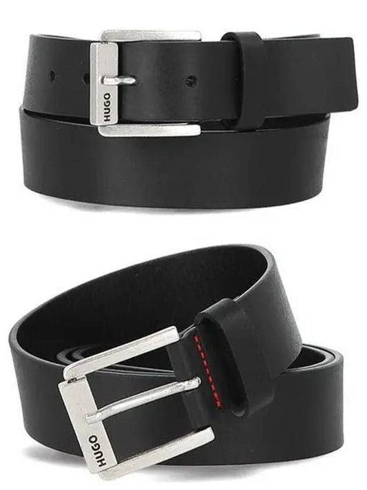 Gaston Logo 50516539 001 Men s Leather Belt  1006249 - HUGO BOSS - BALAAN 1