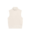 Triomphe Embroidered Turtleneck Sleeveless Off-White - CELINE - BALAAN 1