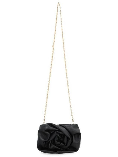 Rose Chain Clutch Bag Black - BURBERRY - BALAAN 1