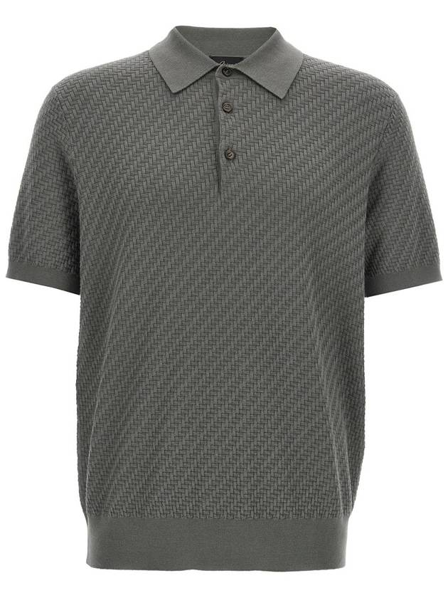 Brioni Knitted Polo Shirt - BRIONI - BALAAN 1