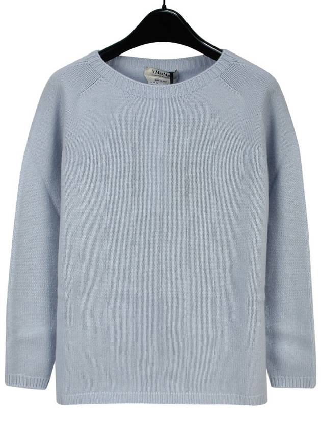 Cashmere Giorgio Knit Top Blue - S MAX MARA - BALAAN 2