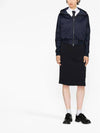 Milano Stitch Wool H Line Skirt Navy - THOM BROWNE - BALAAN 3