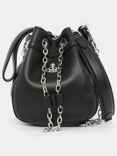 Chrissy Small Bucket Bag Black - VIVIENNE WESTWOOD - BALAAN 2