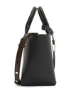 Double Up Leather Tote Bag Black - TOD'S - BALAAN 3