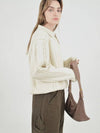 Modal Cable Collar Knit Cream - CHANCE'S NOI - BALAAN 4