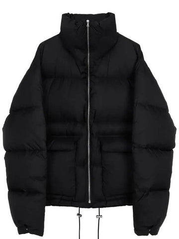 Black ripstop blouson down jacket A23AB01NL - AURALEE - BALAAN 1