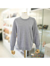 Megan Side Check Knit Top Grey - BURBERRY - BALAAN 2