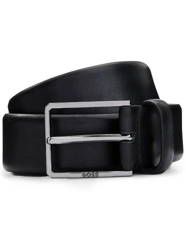 Boss engraved buckle leather belt 50516692 - HUGO BOSS - BALAAN 1