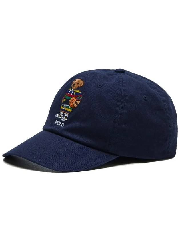 Embroidered Bear Ball Cap Navy - POLO RALPH LAUREN - BALAAN 3