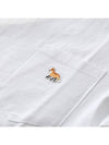 Baby Fox Patch Pocket Short Sleeve T-Shirt White - MAISON KITSUNE - BALAAN 5