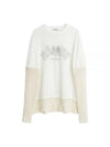 Deja Vu Printing Layered Long Sleeve T-Shirt White - OUR LEGACY - BALAAN 2