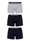 Men's Logo Pure Cotton Briefs 3-Pack - EMPORIO ARMANI - BALAAN.