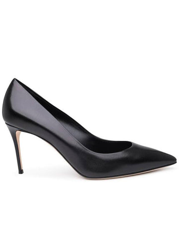 Casadei Minorca Pumps In Black Leather - CASADEI - BALAAN 1