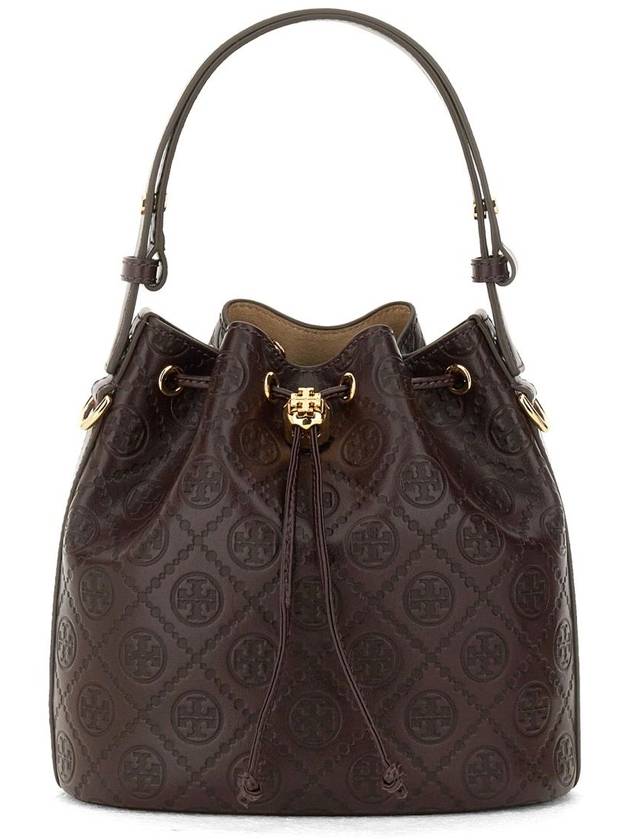 Tory Burch "T Monogram" Bucket Bag - TORY BURCH - BALAAN 1