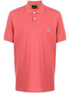 Zebra Regular Fit Polo Shirt Pink - PAUL SMITH - BALAAN 2