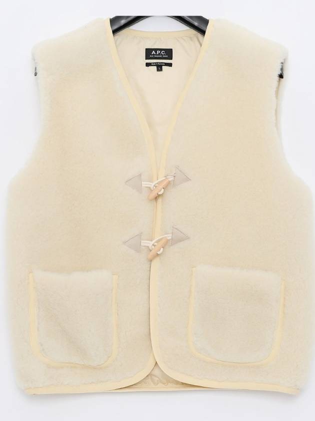 Jules Jacket Vest Ecru - A.P.C. - BALAAN 3