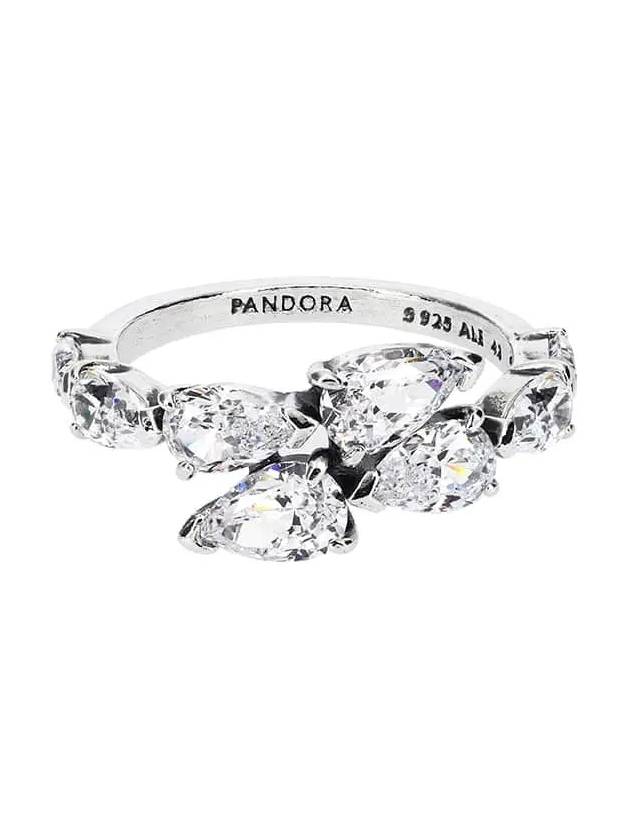 Sparkling Overlapping Band Ring Silver - PANDORA - BALAAN 3