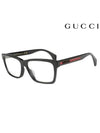 Eyewear Asian Fit Horn-rimmed Glasses Black - GUCCI - BALAAN.