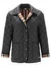 Dalry Quilted Jacket Black - BURBERRY - BALAAN 2