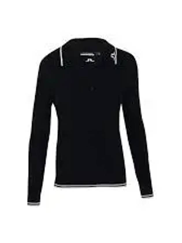 Women's Mimi Knit PK Shirt Black - J.LINDEBERG - BALAAN 2