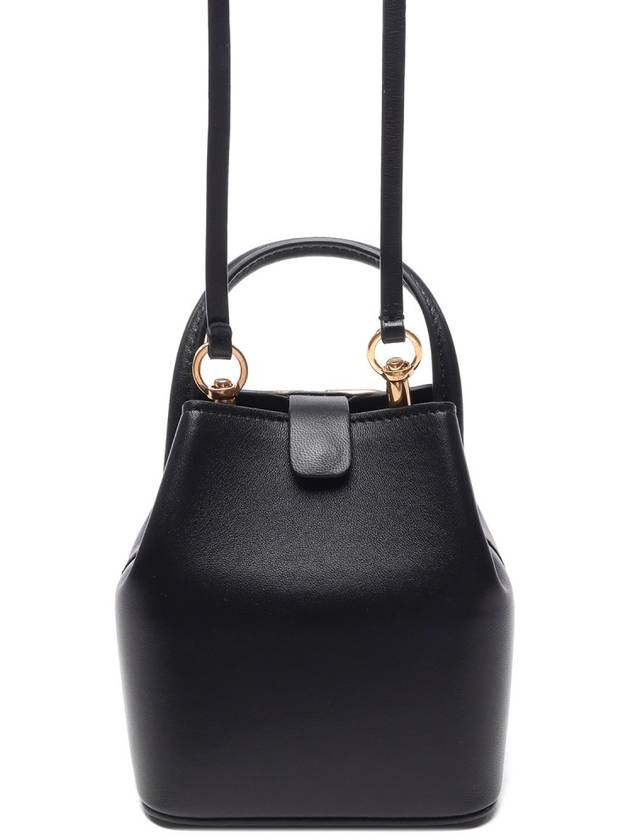 V Logo Micro Bucket Bag Black - VALENTINO - BALAAN 5