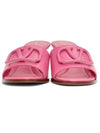 V Logo Sandal Heels Pink - VALENTINO - BALAAN 4