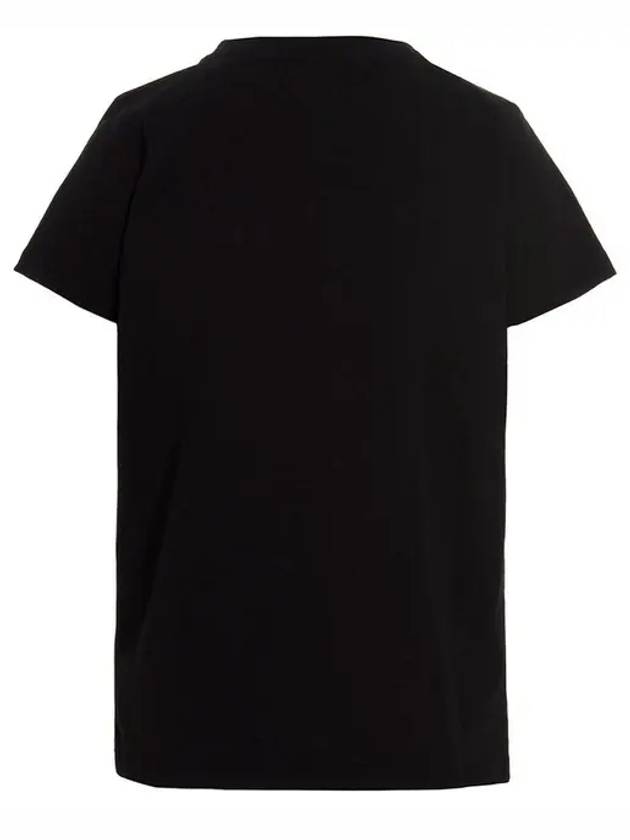 Item Logo Crew Neck Short Sleeve T-Shirt Black - A.P.C. - BALAAN 3