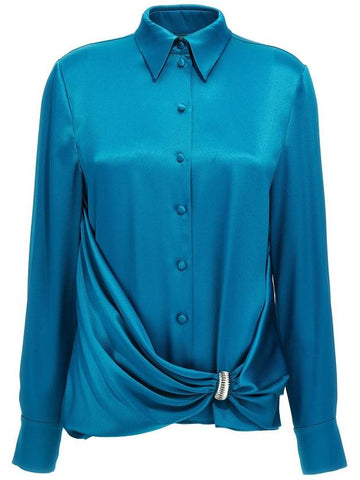 Alberta Ferretti Draped Shirt - ALBERTA FERRETTI - BALAAN 1