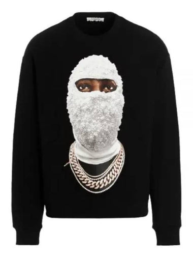 NUW22225 009 Mask Face Print Sweatshirt - IH NOM UH NIT - BALAAN 1