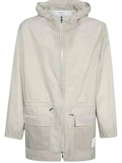 Men's Nylon Ripstop Jacket Grey - THOM BROWNE - BALAAN 2