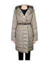 Luce Novef Reversible Cube Full Set Hooded Goose Down Jacket NOVEF 019 - MAX MARA - BALAAN 5