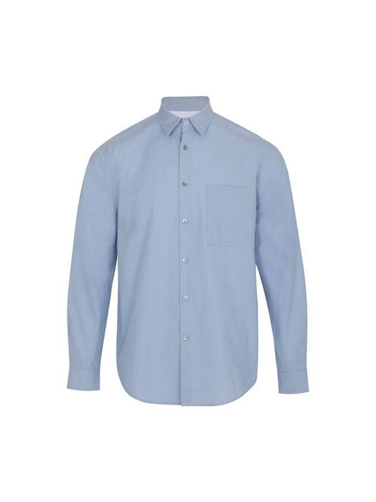 Men's Long Sleeve Shirt Blue SW21ESH01BL - SOLEW - BALAAN 1