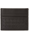 Intrecciato Card Wallet Dark Brown - BOTTEGA VENETA - BALAAN 2