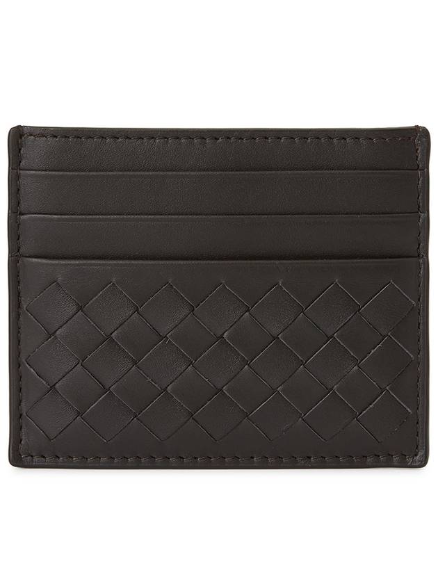 Intrecciato Card Wallet Dark Brown - BOTTEGA VENETA - BALAAN 2