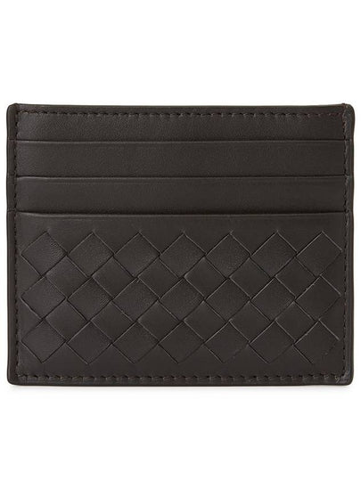 Intrecciato Card Wallet Dark Brown - BOTTEGA VENETA - BALAAN 2