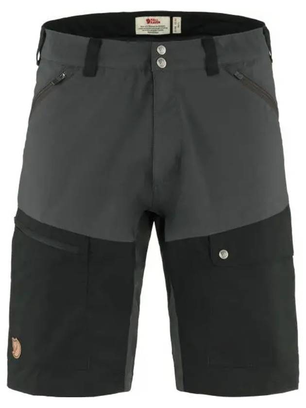 Men's Abisco Midsummer Shorts Dark Grey Black - FJALL RAVEN - BALAAN 2