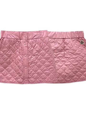 Kids Logo Padded Skirt 12Y 14Y Light Pink 2D00002 788K1 527 271931 1096056 - MONCLER - BALAAN 1