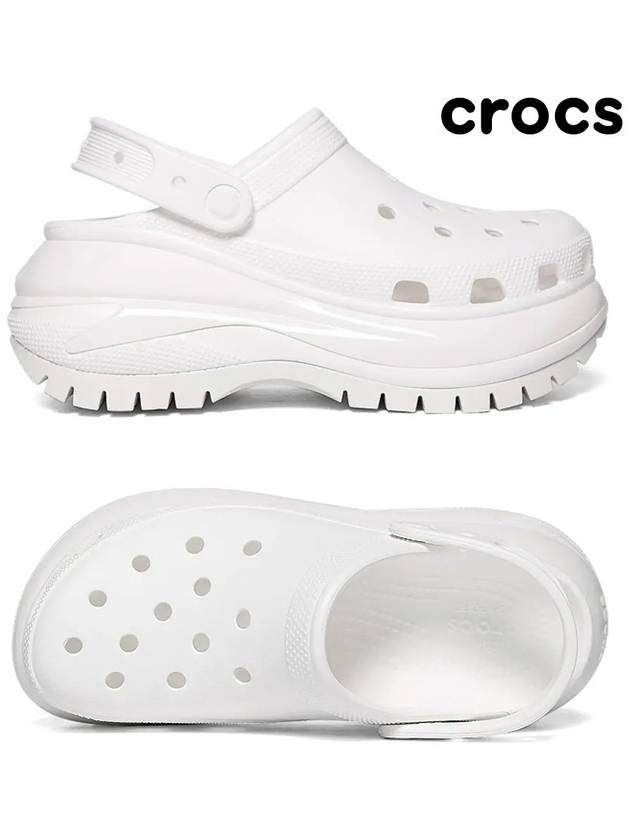 Mega Crush Clog Sandals White - CROCS - BALAAN 2