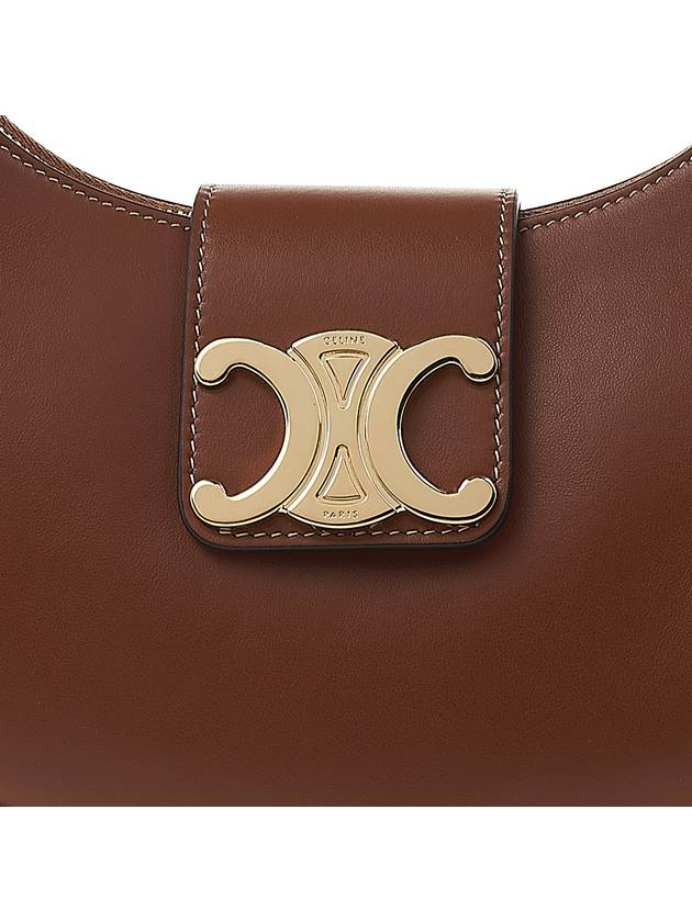 Ava Triomphe Smooth Calfskin Shoulder Bag Tan - CELINE - BALAAN 7