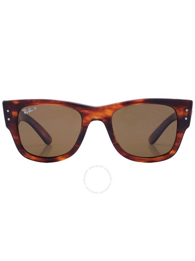 Eyewear Mega Wayfarer Square Sunglasses Brown - RAY-BAN - BALAAN 2