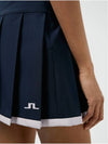 Women's Malika Golf Pleated Skirt Navy - J.LINDEBERG - BALAAN 5