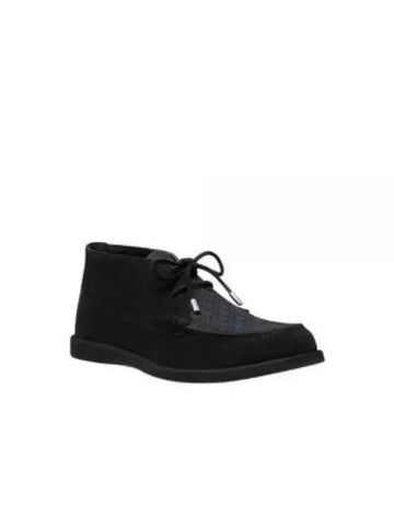 Granville Oblique Jacquard Suede Chukka Ankle Boots Black - DIOR - BALAAN 1