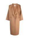 Signature Wool Cashmere Single Coat Camel - TOTEME - BALAAN 2