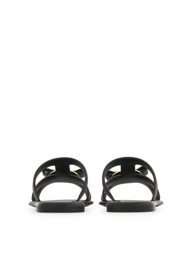 New Vara Slippers Black - SALVATORE FERRAGAMO - BALAAN 5