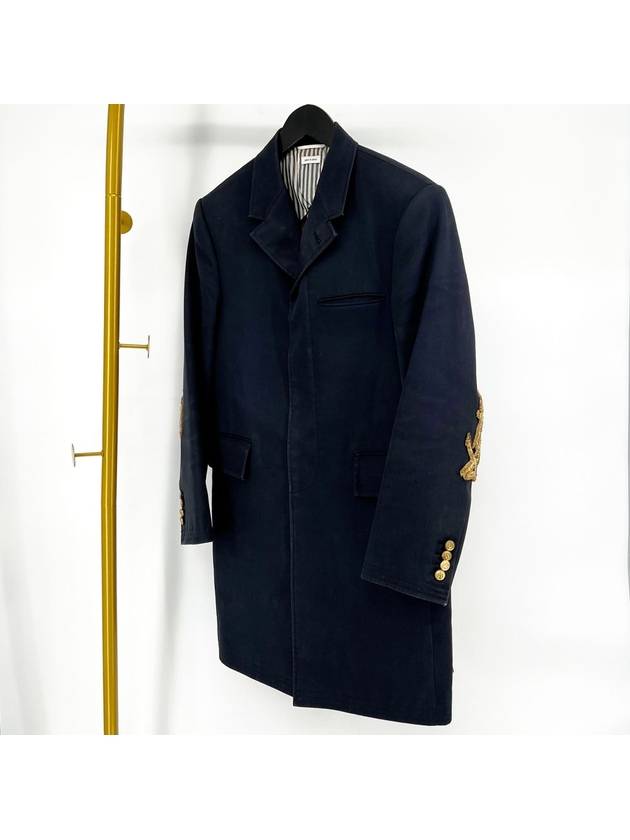 Anchor single coat navy size 0 - THOM BROWNE - BALAAN 3