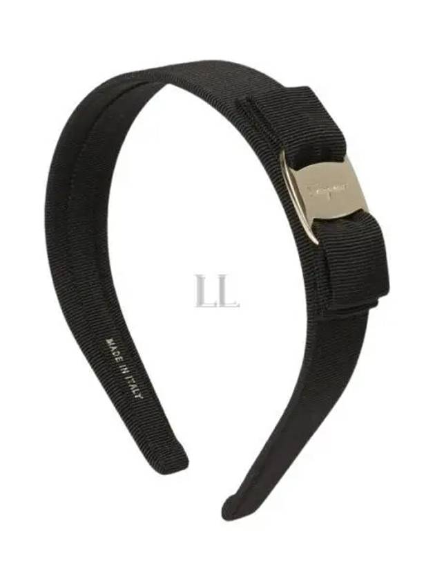 Vara Bow Headband Black - SALVATORE FERRAGAMO - BALAAN 2