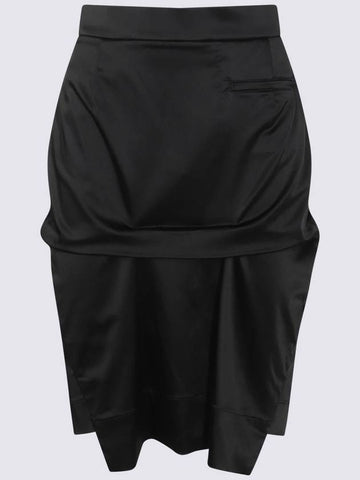 Vivienne Westwood Black Midi Skirt - VIVIENNE WESTWOOD - BALAAN 1